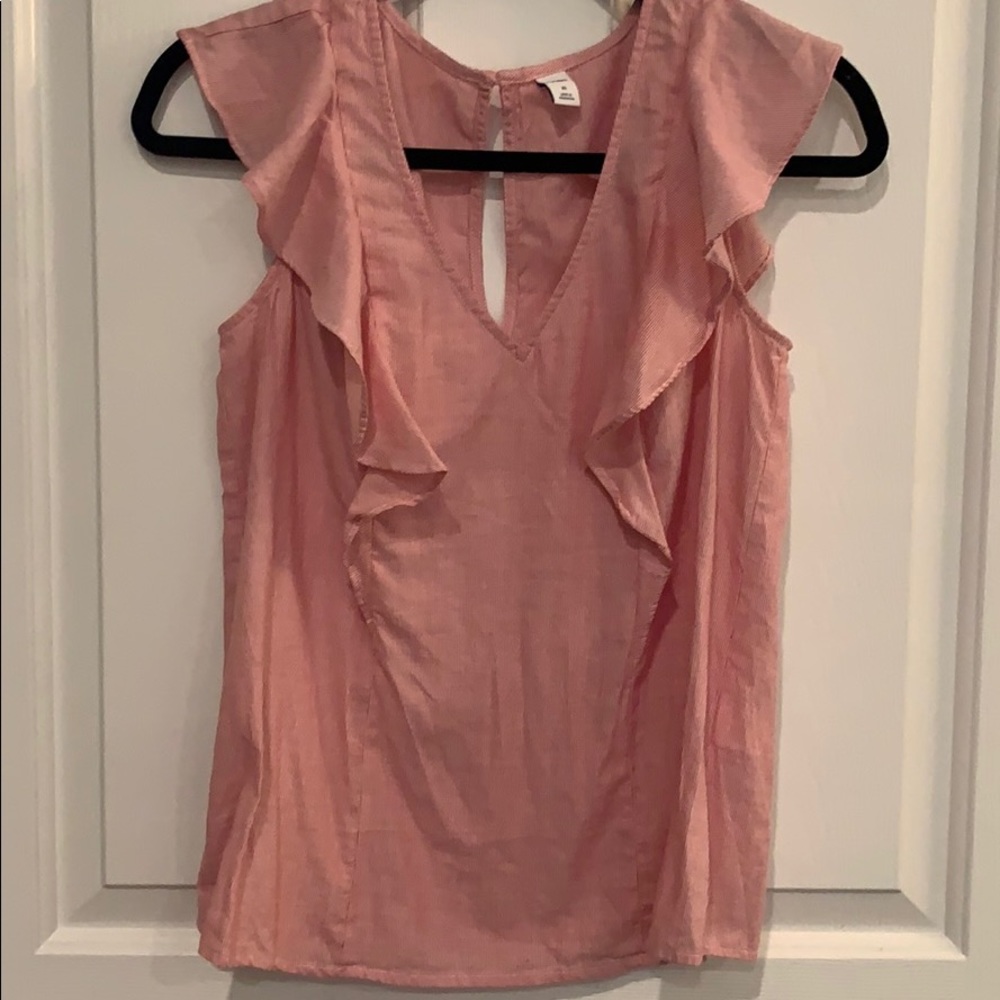 Old Navy gingham red sleeveless top